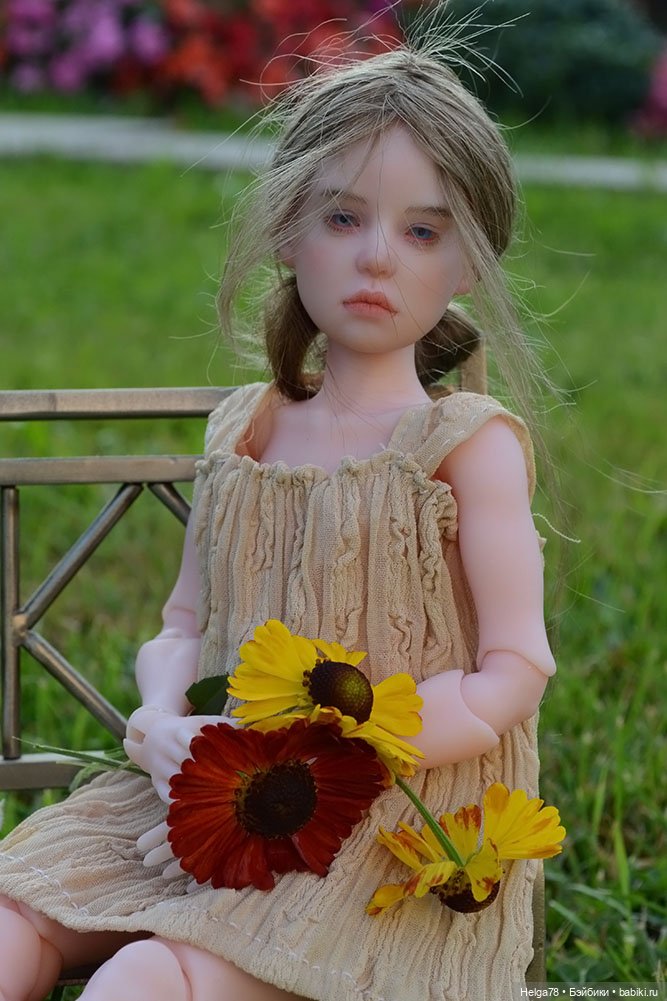 Авторская шарнирная кукла Ника