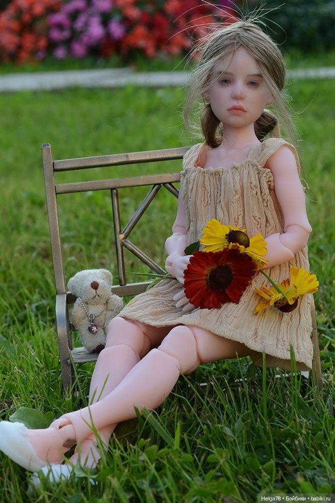 Авторская шарнирная кукла Ника (фото 4)