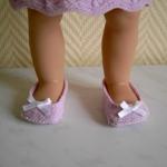 Обувь для кукол спицами. Схема вязания, мастер класс