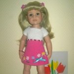 Вязание для кукол Gotz и Вятки. 8 марта