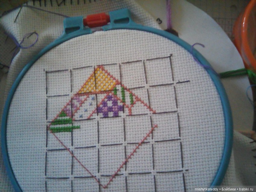 Моя первая кривулька зигугу Заплатки (фото 6)