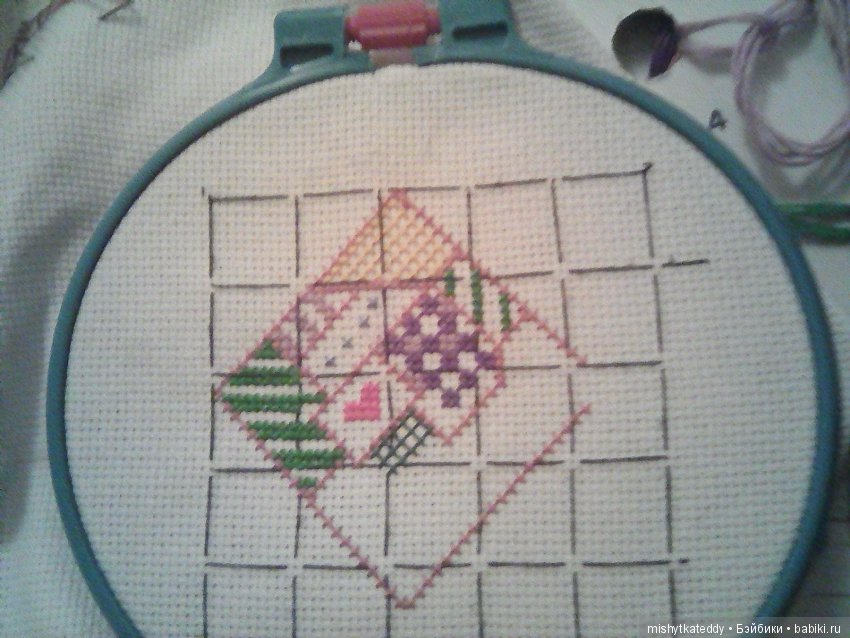 Моя первая кривулька зигугу Заплатки (фото 8)