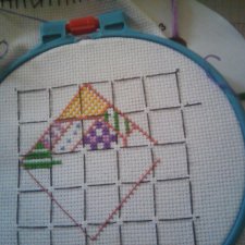 Моя  первая кривулька зигугу Заплатки