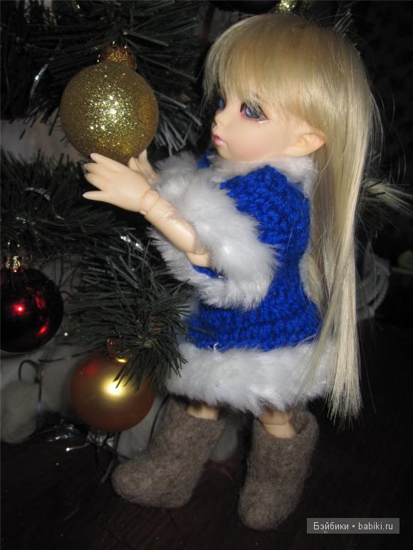 Новогодний вечер девочки Лилу | Бэйбики Новогодний вечер девочки Лилу