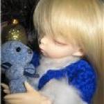 Новогодний вечер девочки Лилу