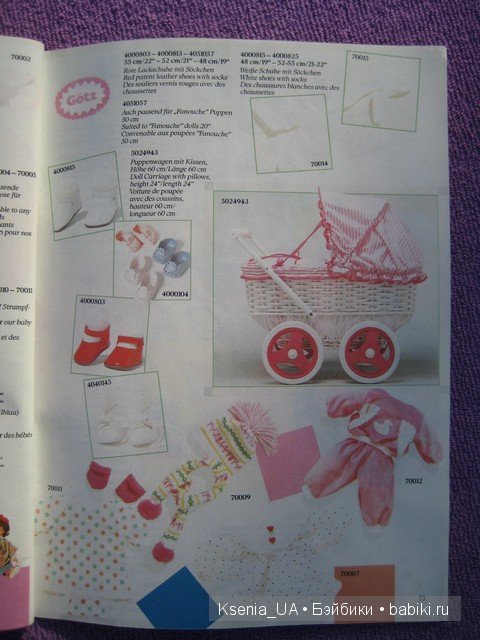 Каталог Gotz 1991 год (вторая часть)