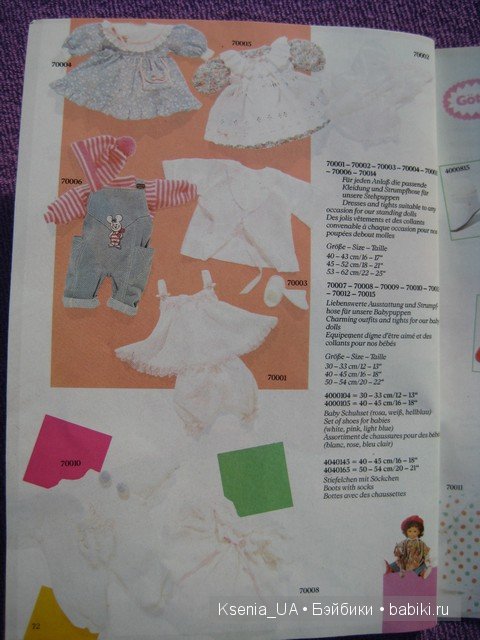 Каталог Gotz 1991 год (вторая часть)