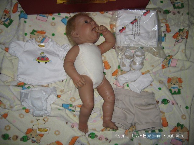 Коллекционный малыш Berenguer из мягкого силикон-винила (фото 4)