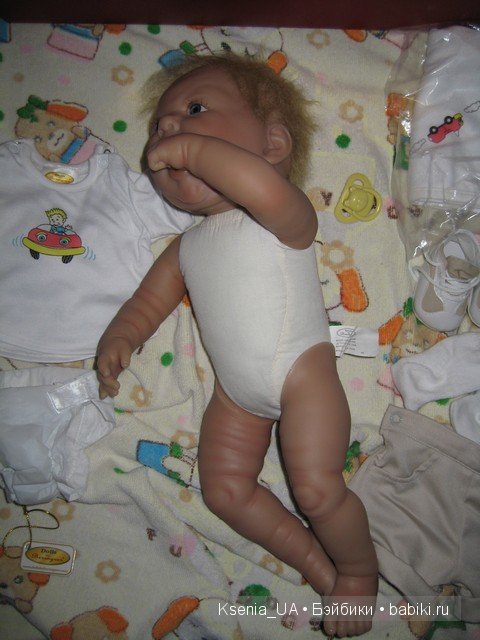 Коллекционный малыш Berenguer из мягкого силикон-винила (фото 3)