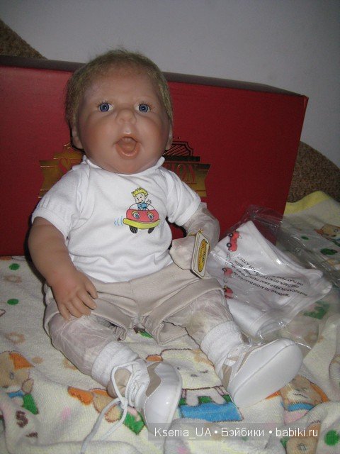 малыш Berenguer из мягкого силикон-винила