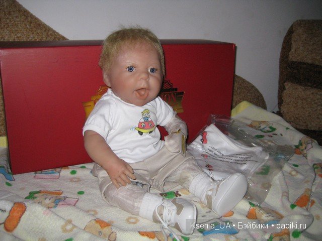 малыш Berenguer из мягкого силикон-винила