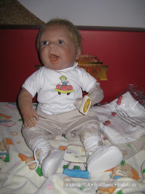 малыш Berenguer из мягкого силикон-винила