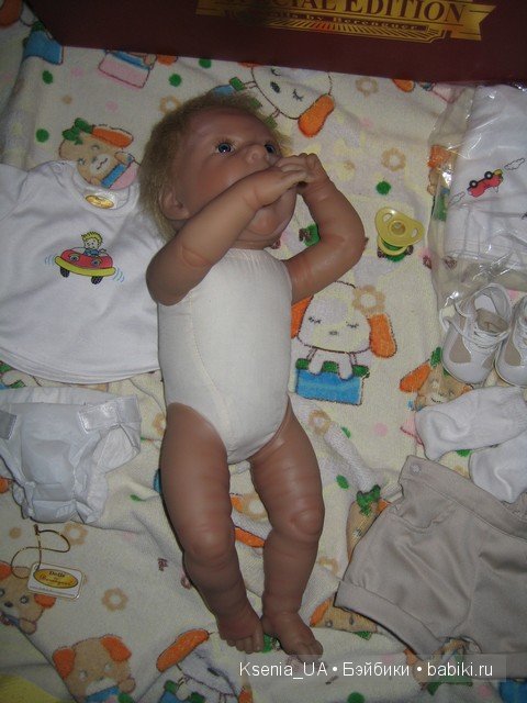 Коллекционный малыш Berenguer из мягкого силикон-винила (фото 2)