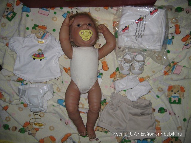 малыш Berenguer из мягкого силикон-винила