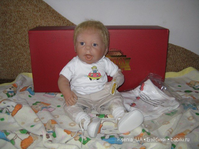 малыш Berenguer из мягкого силикон-винила