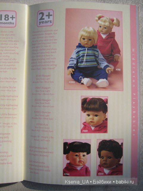 Каталог кукол Lee Middleton 2007