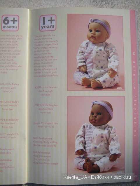 Каталог кукол Lee Middleton 2007