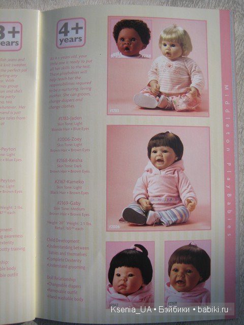 Каталог кукол Lee Middleton 2007