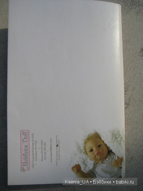Каталог кукол Lee Middleton 2007