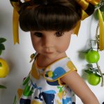 Сочное лето в стрекозках... Платья для куколок Готц