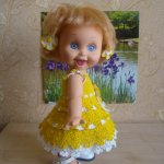 Солнечное платьице для Пенни, малышки  Baby Face от Galoob