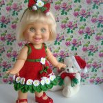 Наряд "Рождественская клубничка" для Baby Face