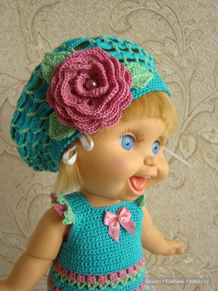 А я всё вяжу, вяжу ... наряды для кукол Gallob Baby Face