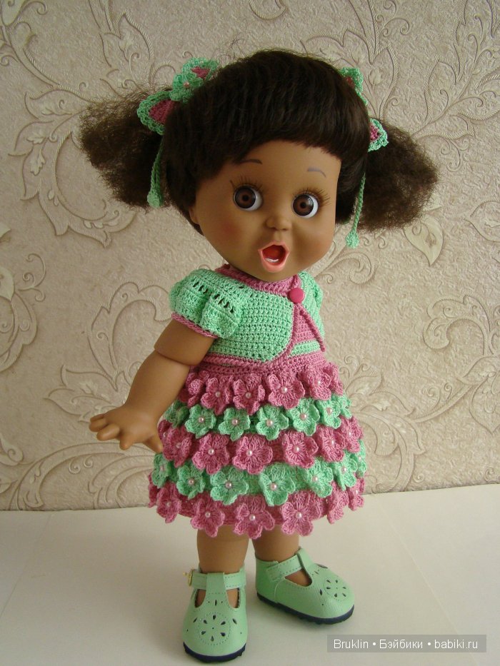 А я всё вяжу, вяжу ... наряды для кукол Gallob Baby Face (фото 10)