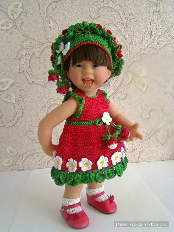 А я всё вяжу, вяжу ... наряды для кукол Gallob Baby Face