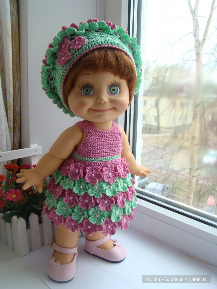 А я всё вяжу, вяжу ... наряды для кукол Gallob Baby Face