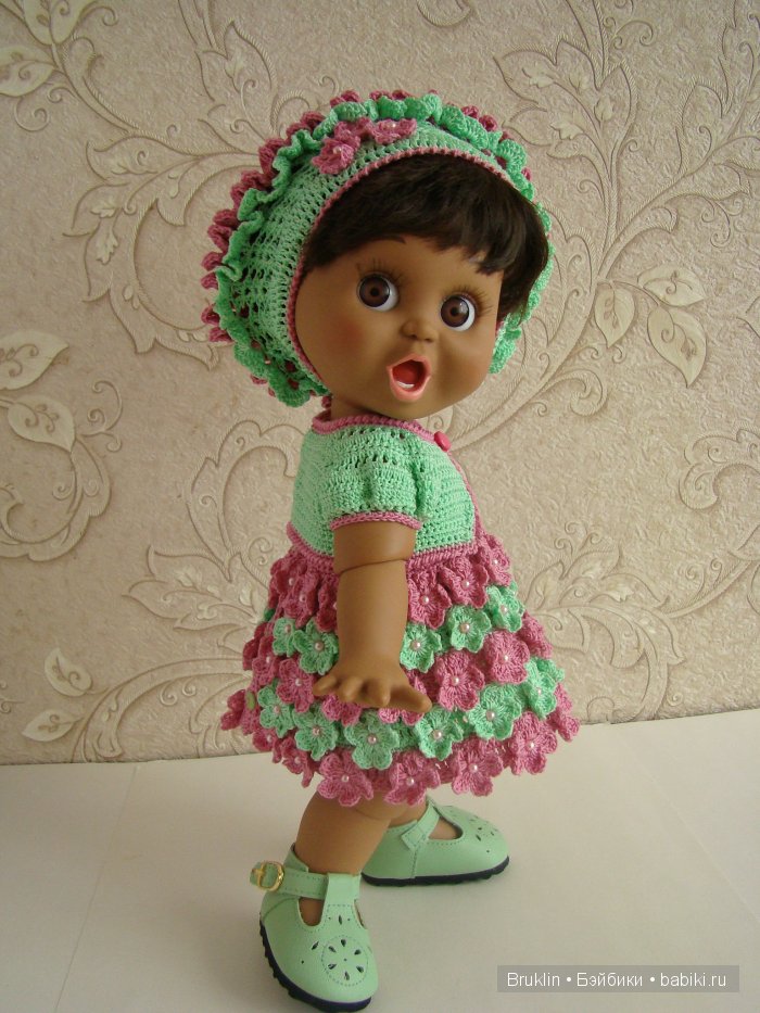 А я всё вяжу, вяжу ... наряды для кукол Gallob Baby Face