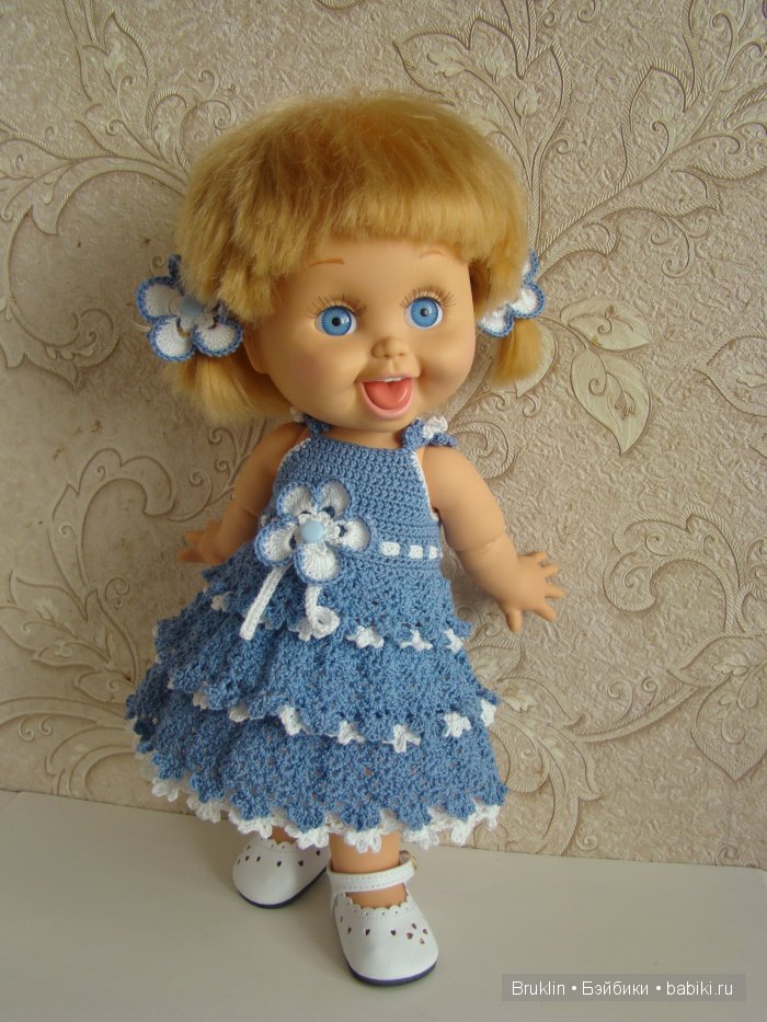 А я всё вяжу, вяжу ... наряды для кукол Gallob Baby Face