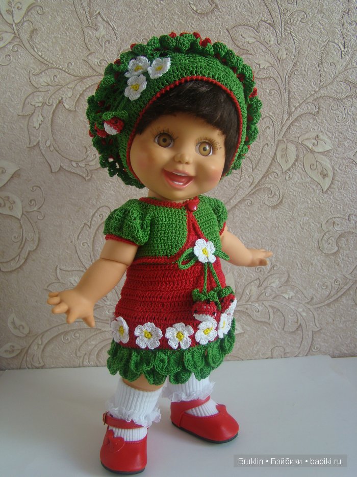 А я всё вяжу, вяжу ... наряды для кукол Gallob Baby Face