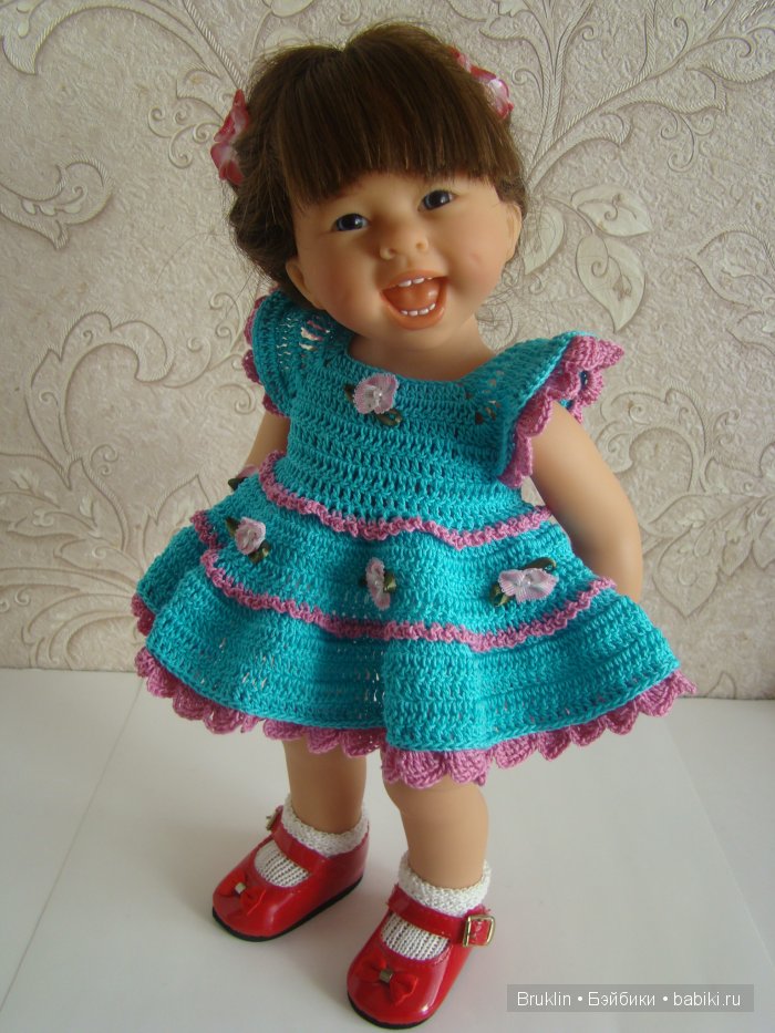 А я всё вяжу, вяжу ... наряды для кукол Gallob Baby Face