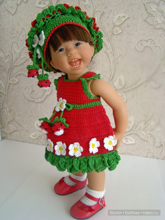 А я всё вяжу, вяжу ... наряды для кукол Gallob Baby Face