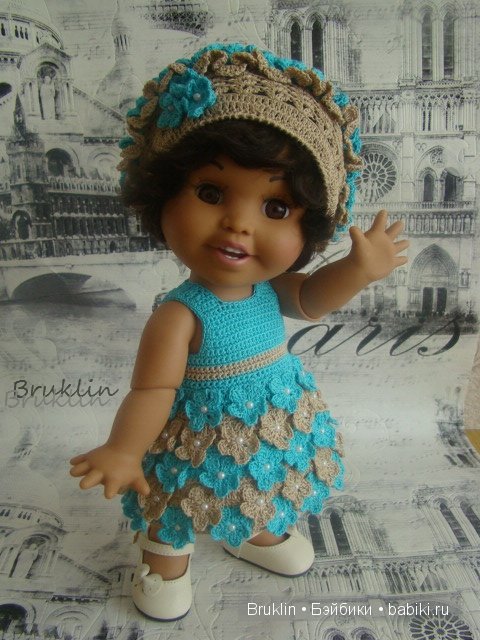 А я всё вяжу, вяжу ... наряды для кукол Gallob Baby Face
