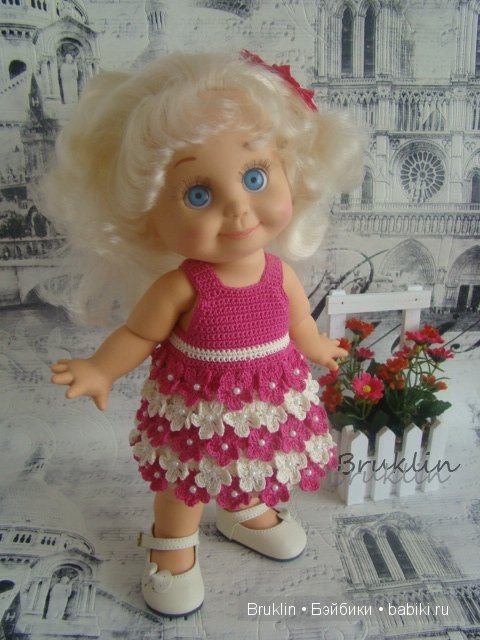 А я всё вяжу, вяжу ... наряды для кукол Gallob Baby Face (фото 2)
