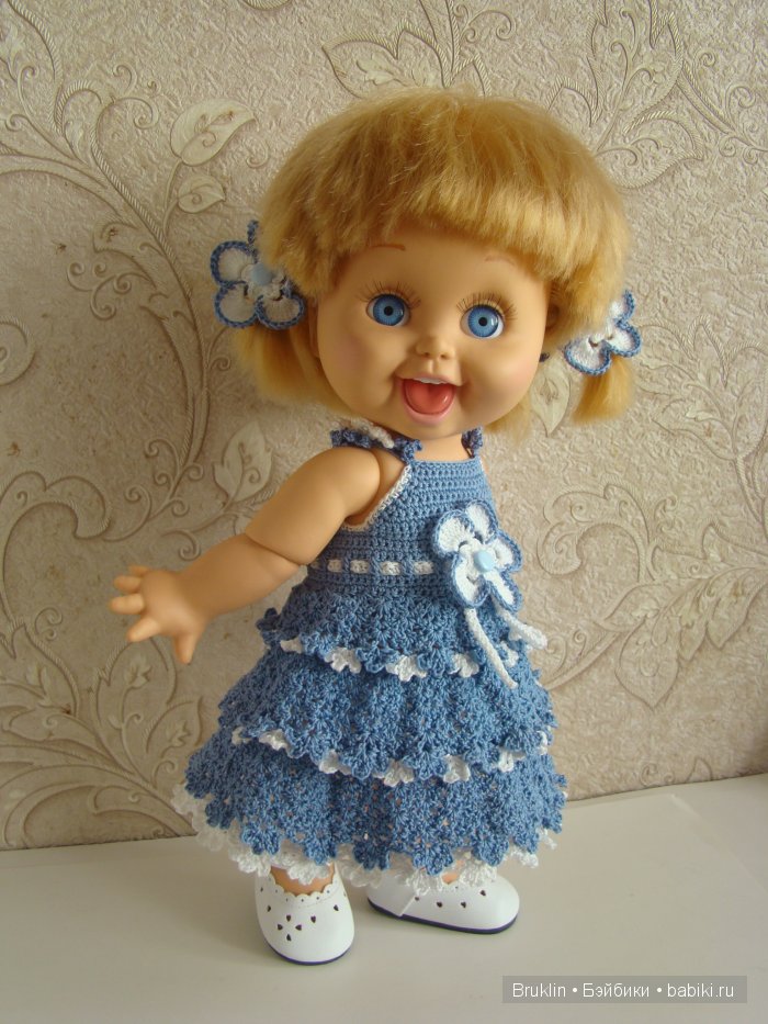 А я всё вяжу, вяжу ... наряды для кукол Gallob Baby Face