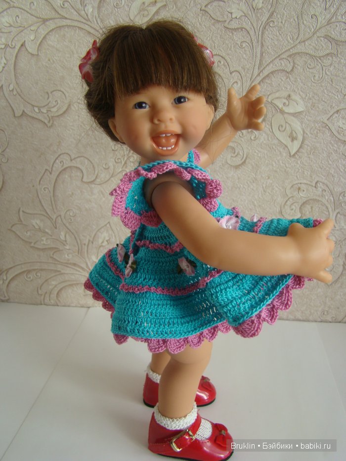 А я всё вяжу, вяжу ... наряды для кукол Gallob Baby Face