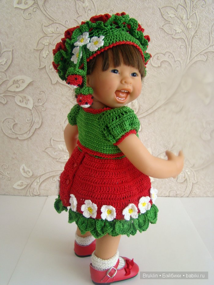 А я всё вяжу, вяжу ... наряды для кукол Gallob Baby Face