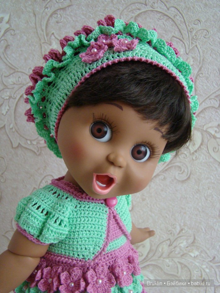 А я всё вяжу, вяжу ... наряды для кукол Gallob Baby Face