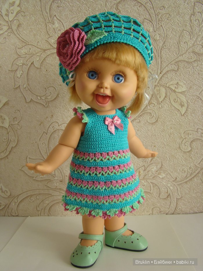 А я всё вяжу, вяжу ... наряды для кукол Gallob Baby Face