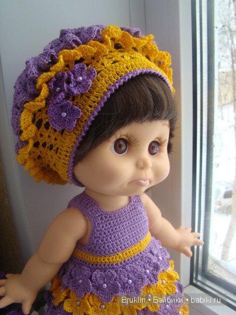 А я всё вяжу, вяжу ... наряды для кукол Gallob Baby Face (фото 9)