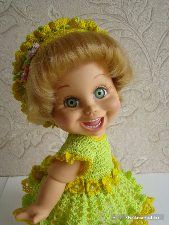 Платье цвета лета для Натали Baby Face от Galoob