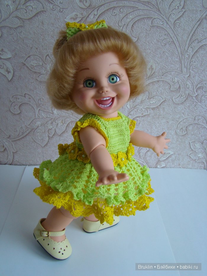 Платье цвета лета для Натали Baby Face от Galoob (фото 9)