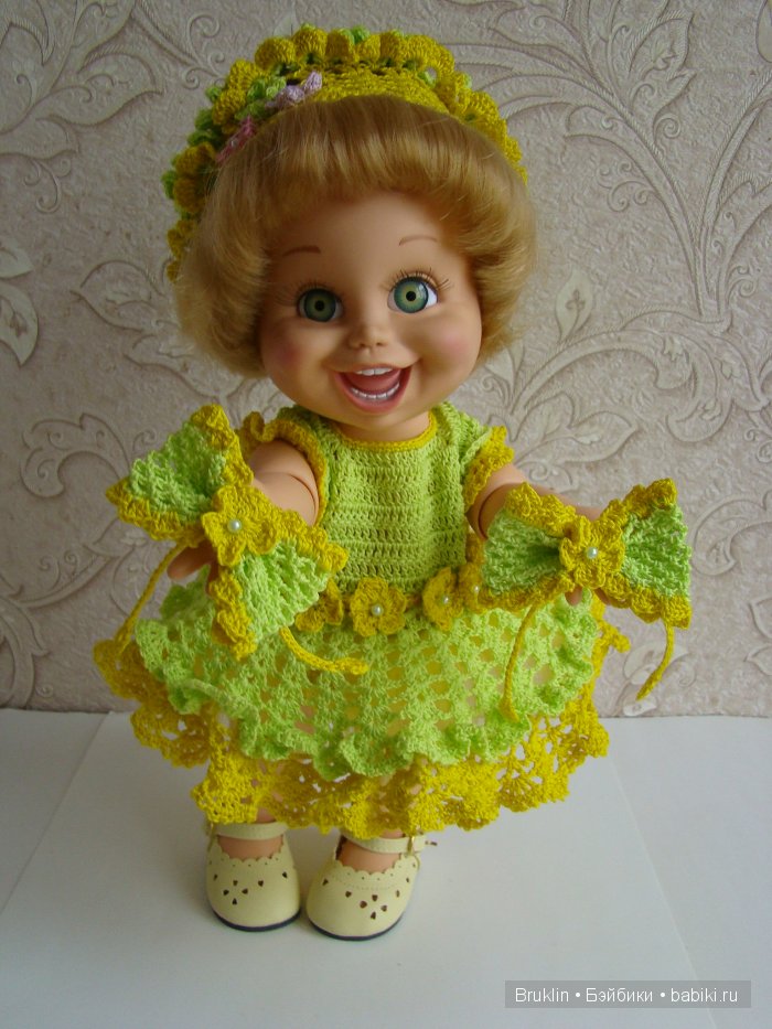 Платье цвета лета для Натали Baby Face от Galoob