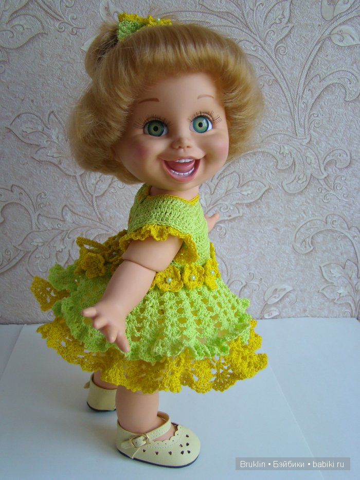 Платье цвета лета для Натали Baby Face от Galoob (фото 6)