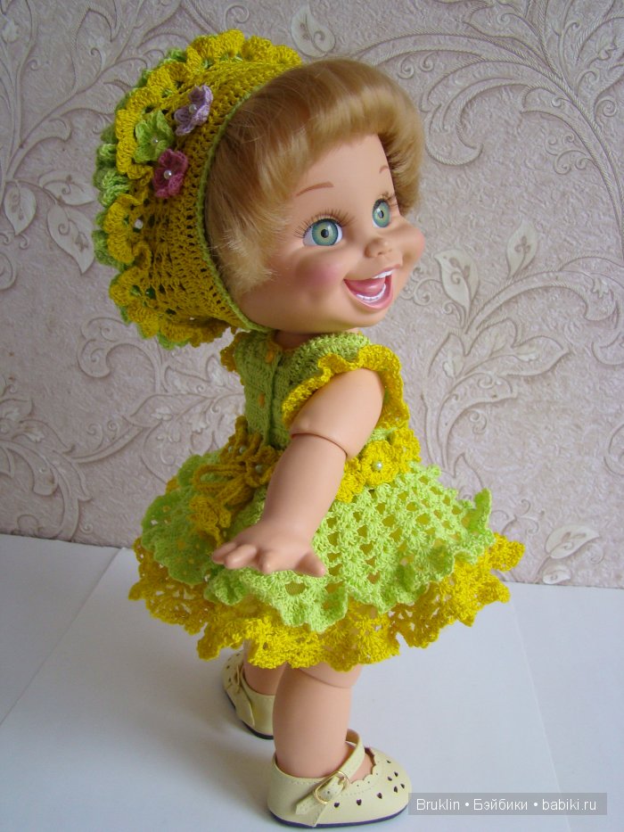 Платье цвета лета для Натали Baby Face от Galoob