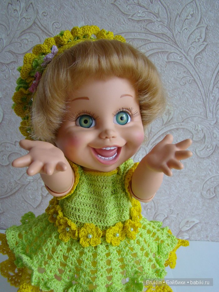 Платье цвета лета для Натали Baby Face от Galoob