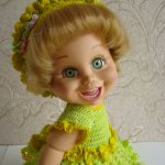 Платье цвета лета для Натали  Baby Face от Galoob